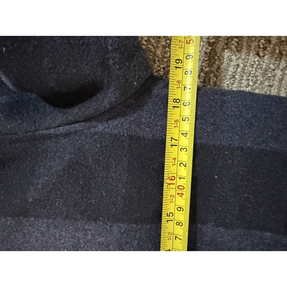 Cotton On Vintage Re-Mastered Sherpa Lined Plaid Jacket Mens Small Blue - Picture 9 of 10